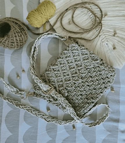 Macrame handbags