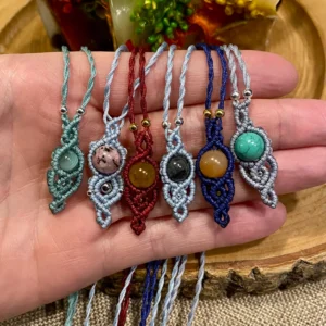 macrame jewelry