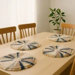 macrame round table mats
