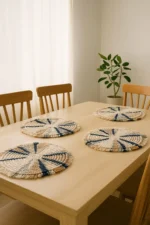 macrame round table mats