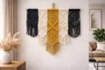 multicolor macrmae wall hanging