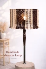 handmade macrame lamp2
