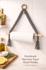 macrame tissue roll hanger